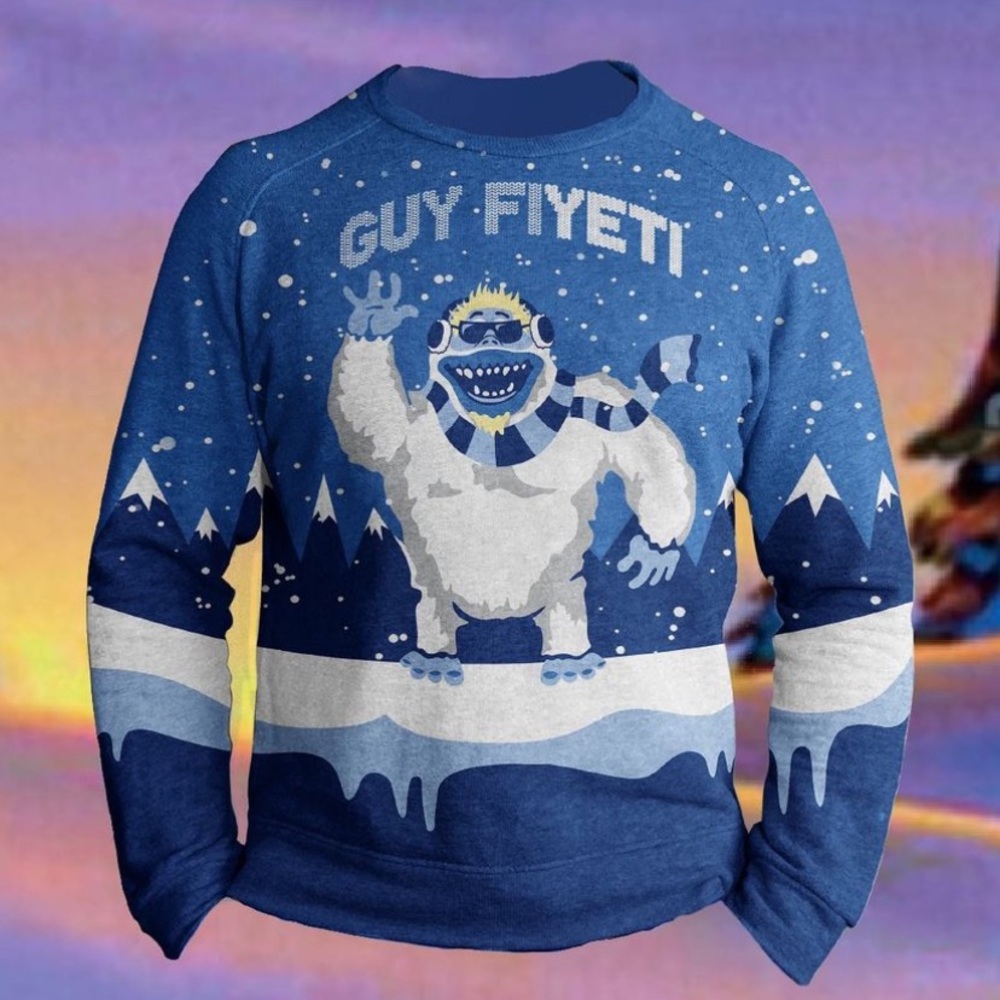 Flavortown Guy Fieri, Guy Fiyeti Ugly Christmas Sweater